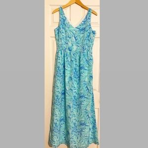 Vineyard Vines *NWT* Blue Floral Maxi Dress in Size 10